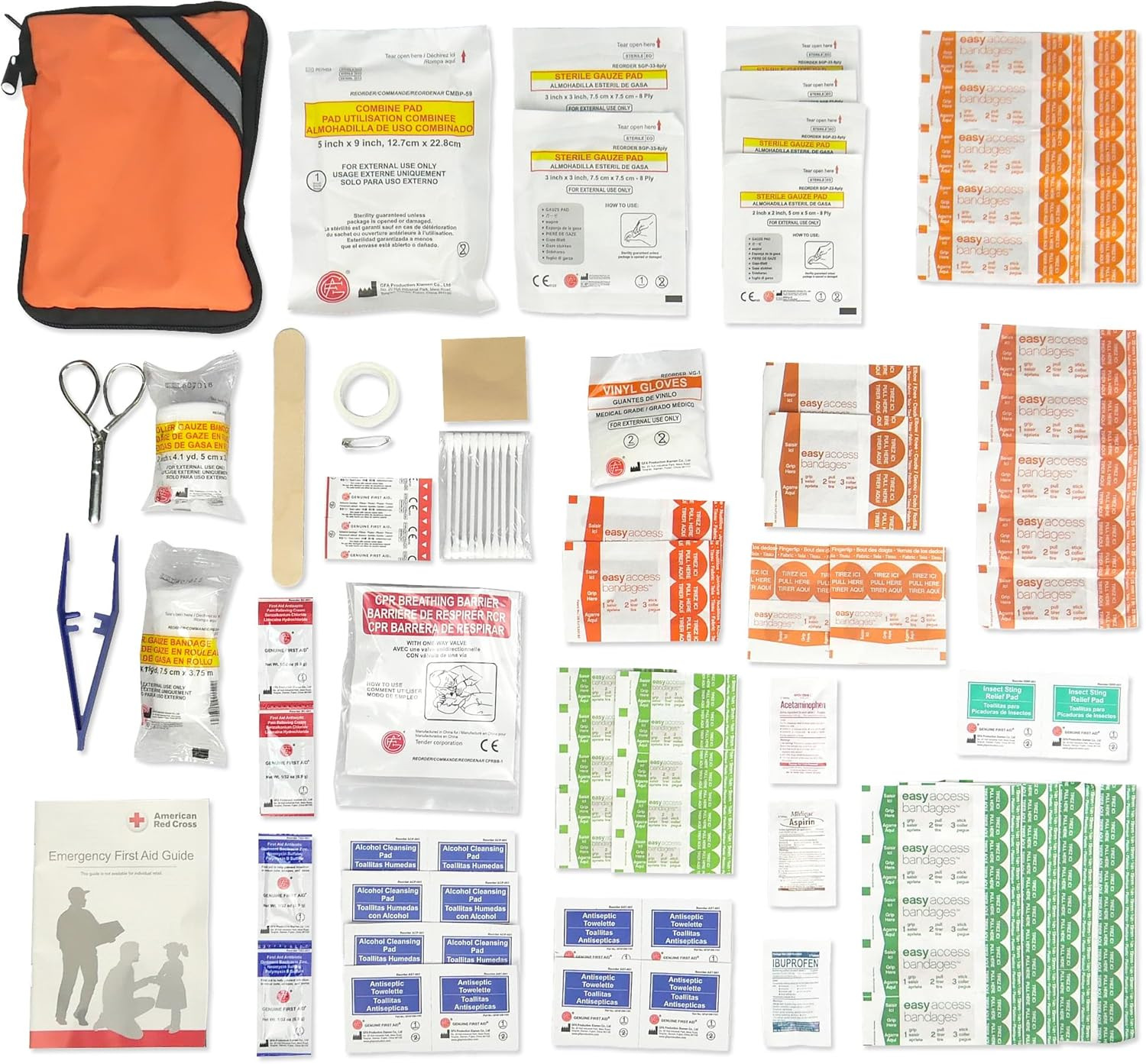 72-Hour Emergency Survival Kit for 2 – Food, Water, First Aid & Shelter Gear