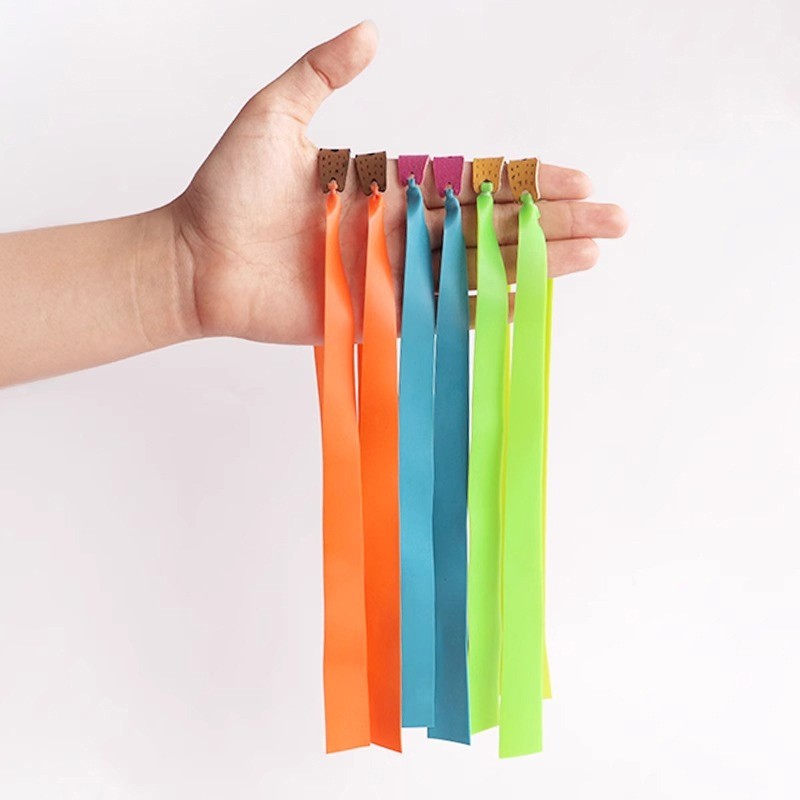 5Pcs Powerful Shooting Rubber Bands Hunting Slingshot Resilient Rubber Bands