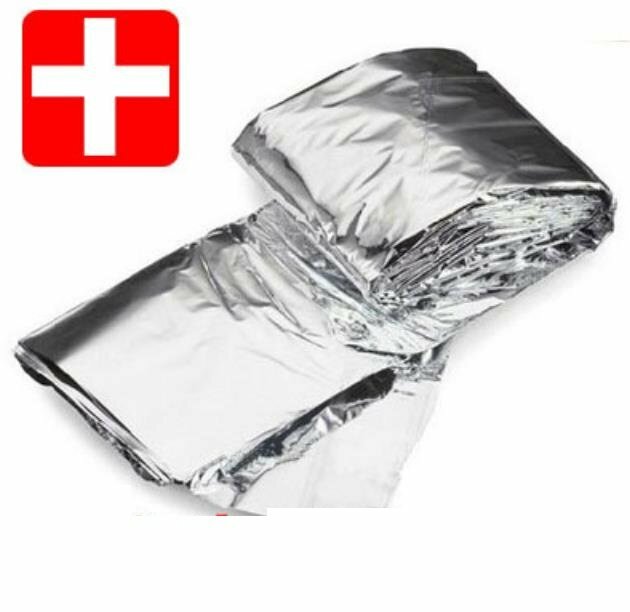 5pcs New Emergency Outdoor Blanket Heat Reflective Blanket for Natural Disasters