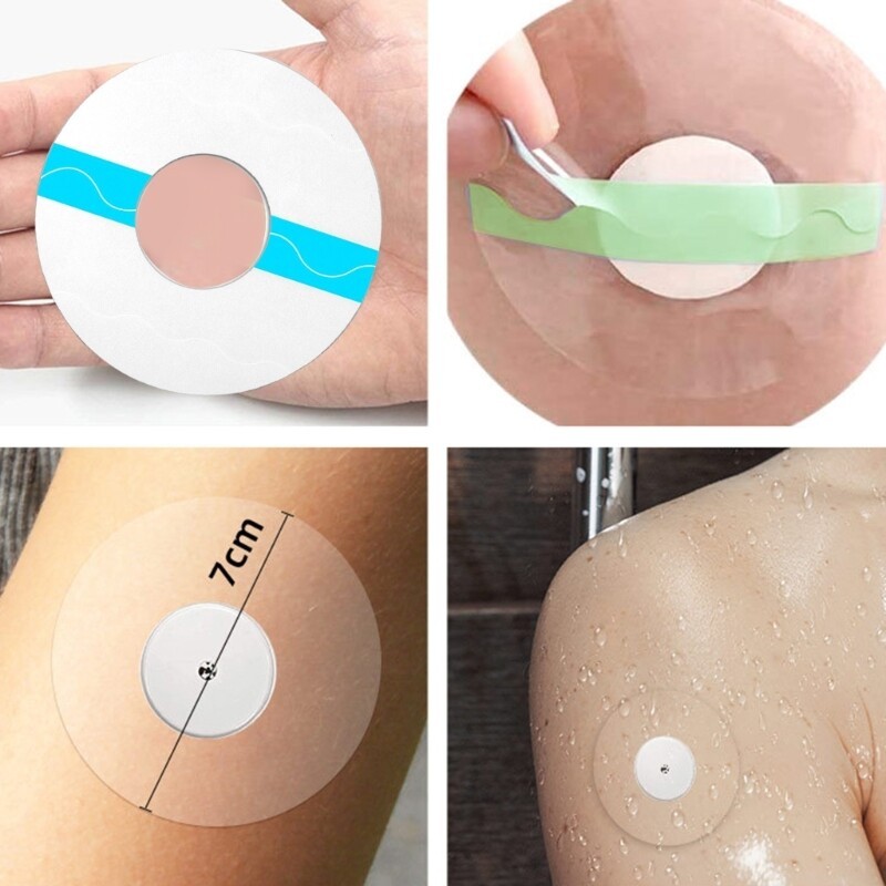 30/50Pcs Waterproof Adhesive Patches for Libre1/2/3 Sensor Cover Patches Sticker