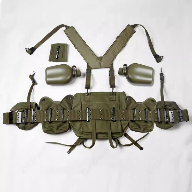 American Equipment Combination M1956 M1961 M16A1 First Aid Kit Kettle Tactical
