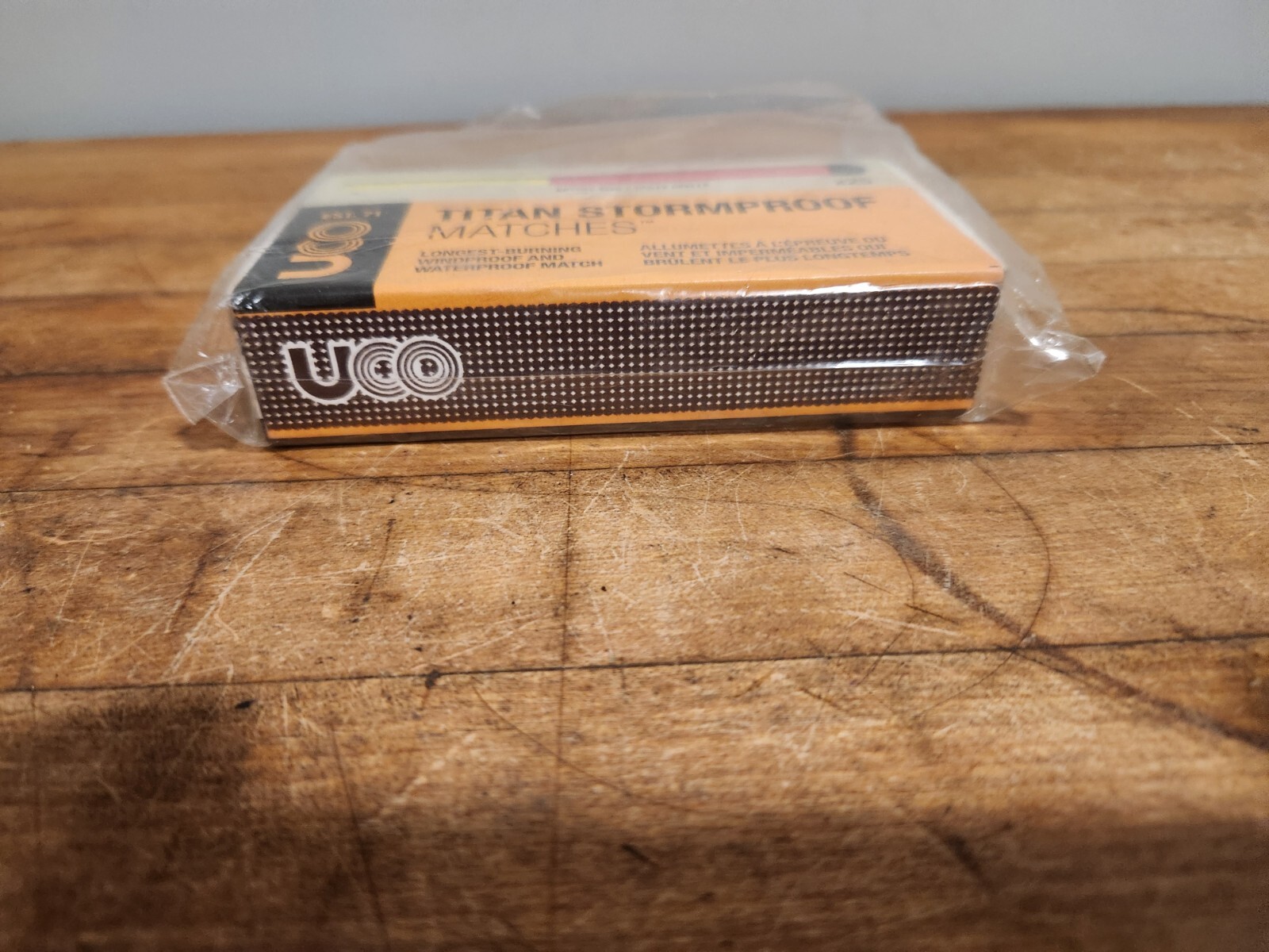NEW UCO Titan Stormproof Matches 25-Pack w/2 Extra Strikers Windproof Waterproof