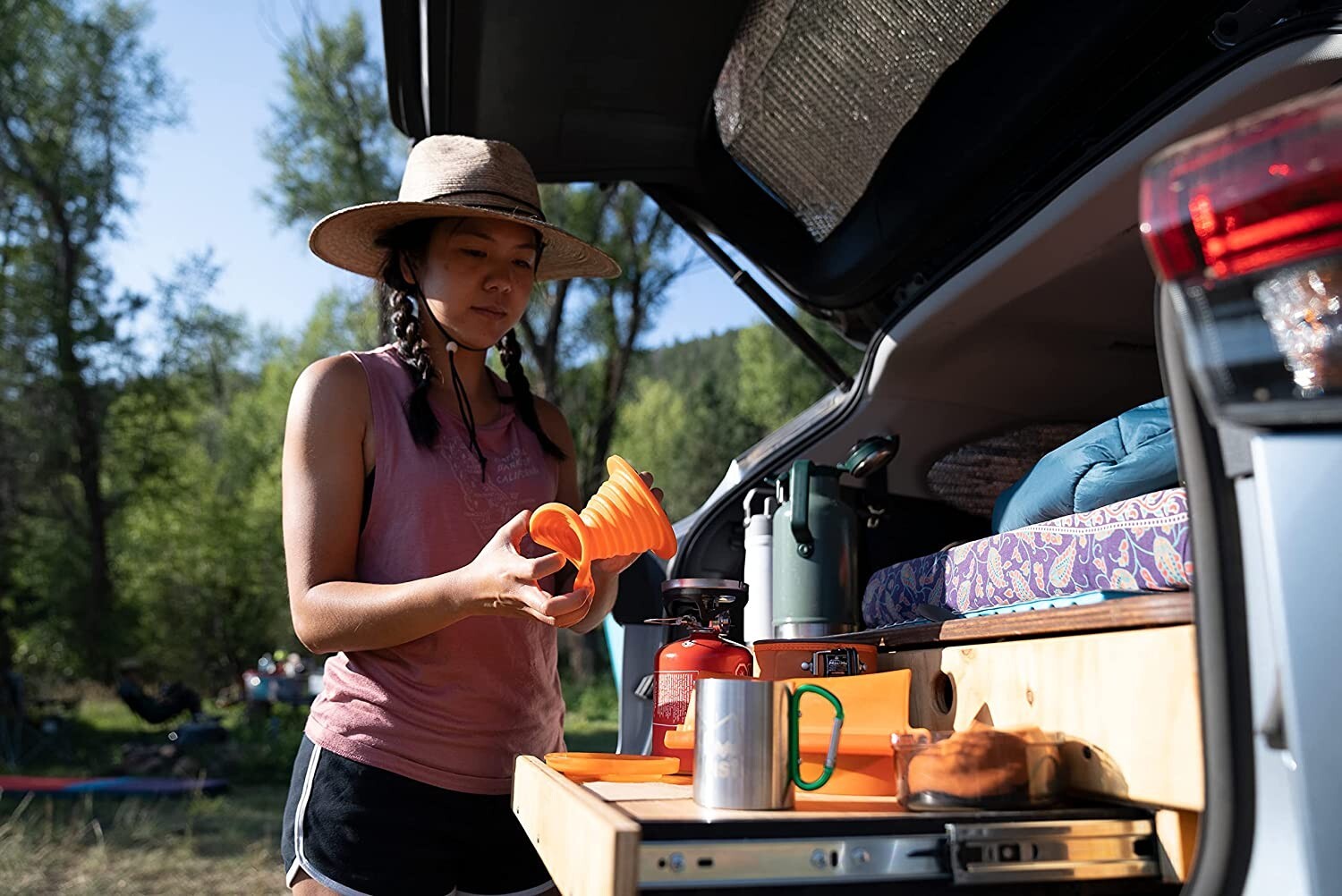 UST Collapsible Flexware Coffee Drip BPA Free Cookware Camping Survival Gear