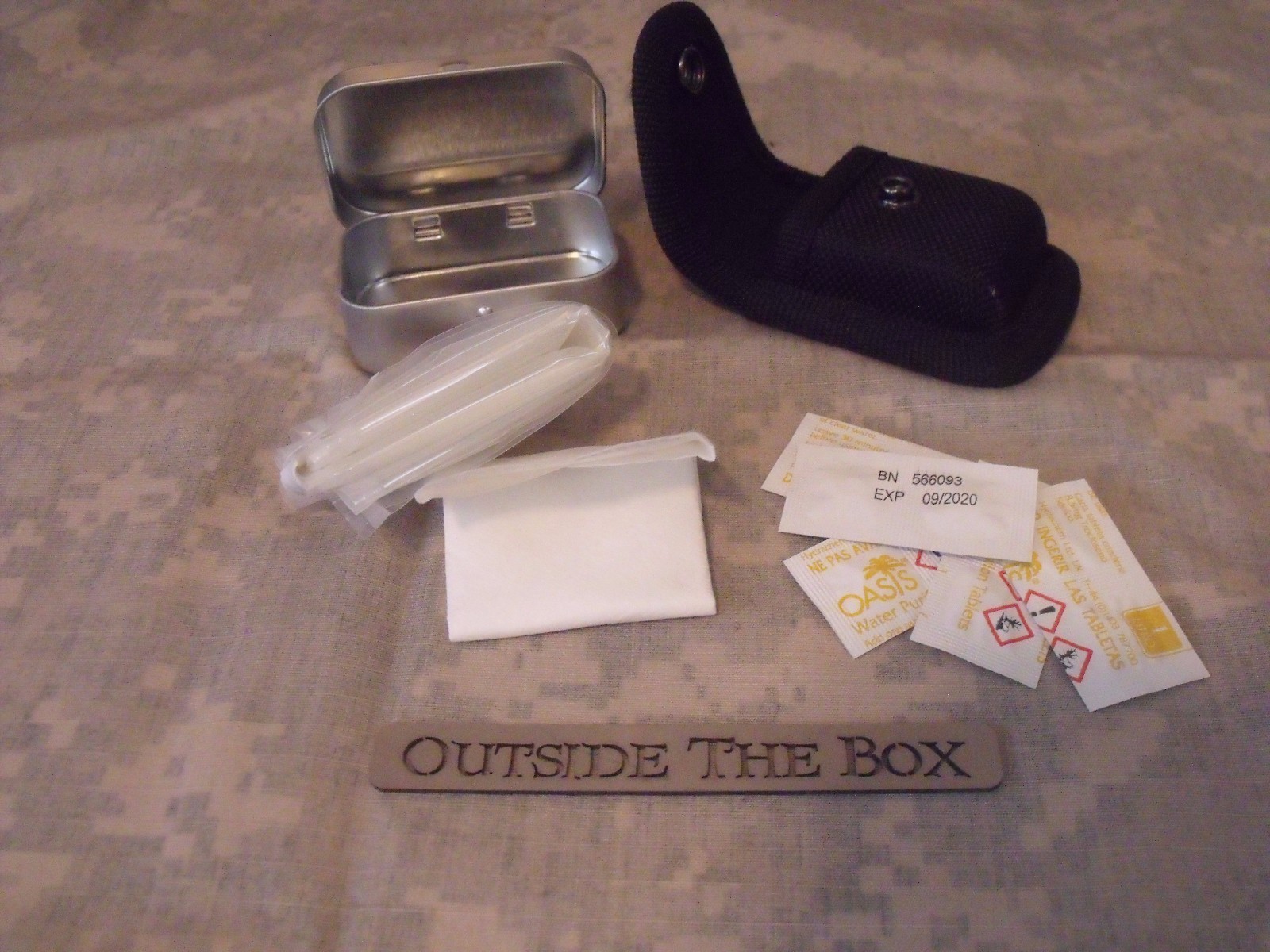 Emergency/Survival MINI Water Purification Kit, w/CASE! EDC Small Compact Kit!
