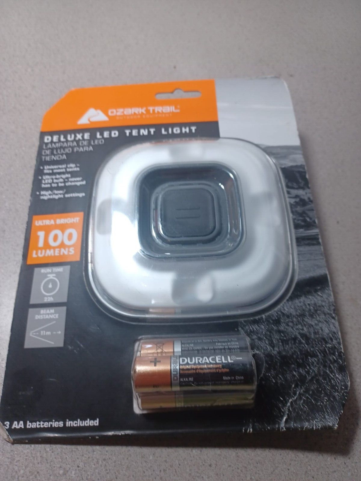 Orzark Trail Deluxe LED Tent Light New Ultra Bright 100 Lumens