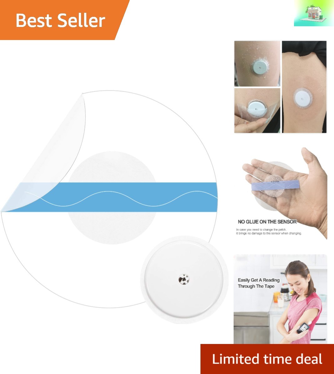 Hypoallergenic 40 Count Libre Sensor Patches – 15 Days Long-Lasting Protection