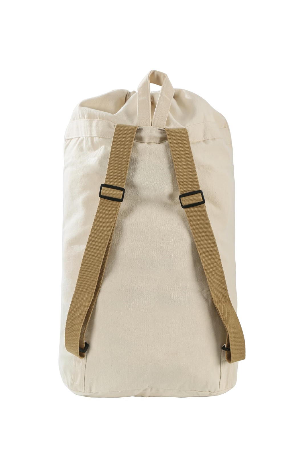 Canvas Laundry bag, Washable backpack, Adjustable X-Large, BEIGE