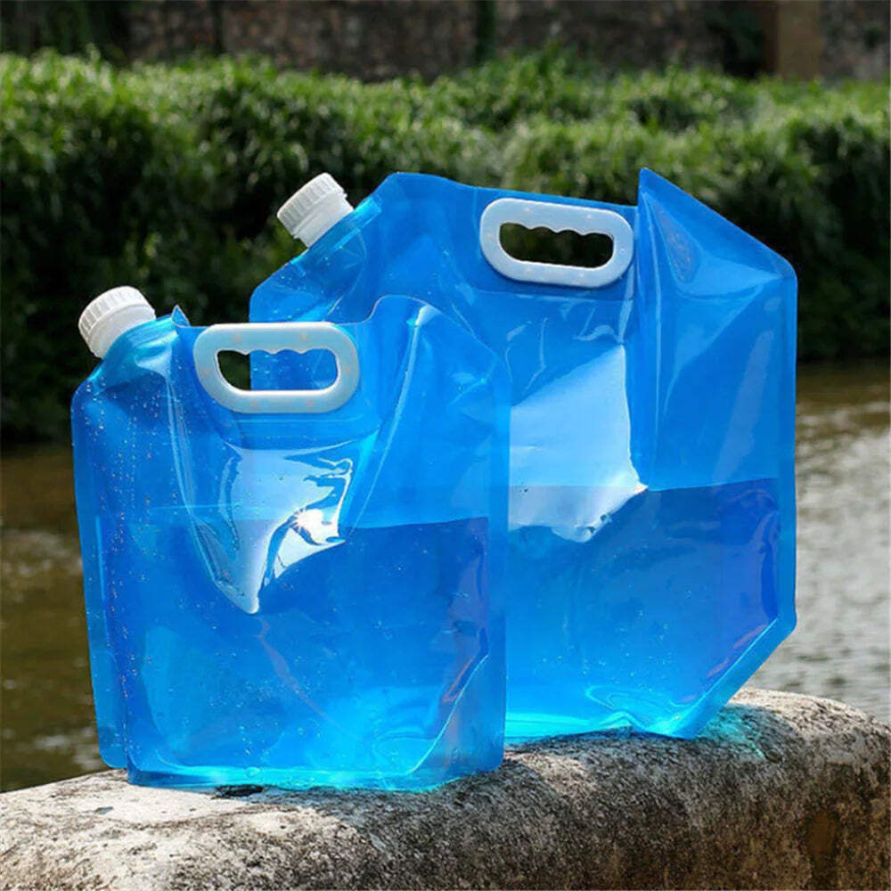 5L Water Bag Folding Portable Sports Storage Container Jug Bottle For Outdoor Tr