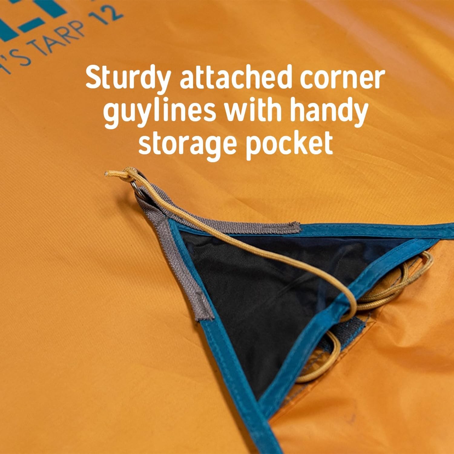 Kelty Noah’s Tarp Sun Shelter and Multi-Use Awning Rainfly, 12 feet, Blue