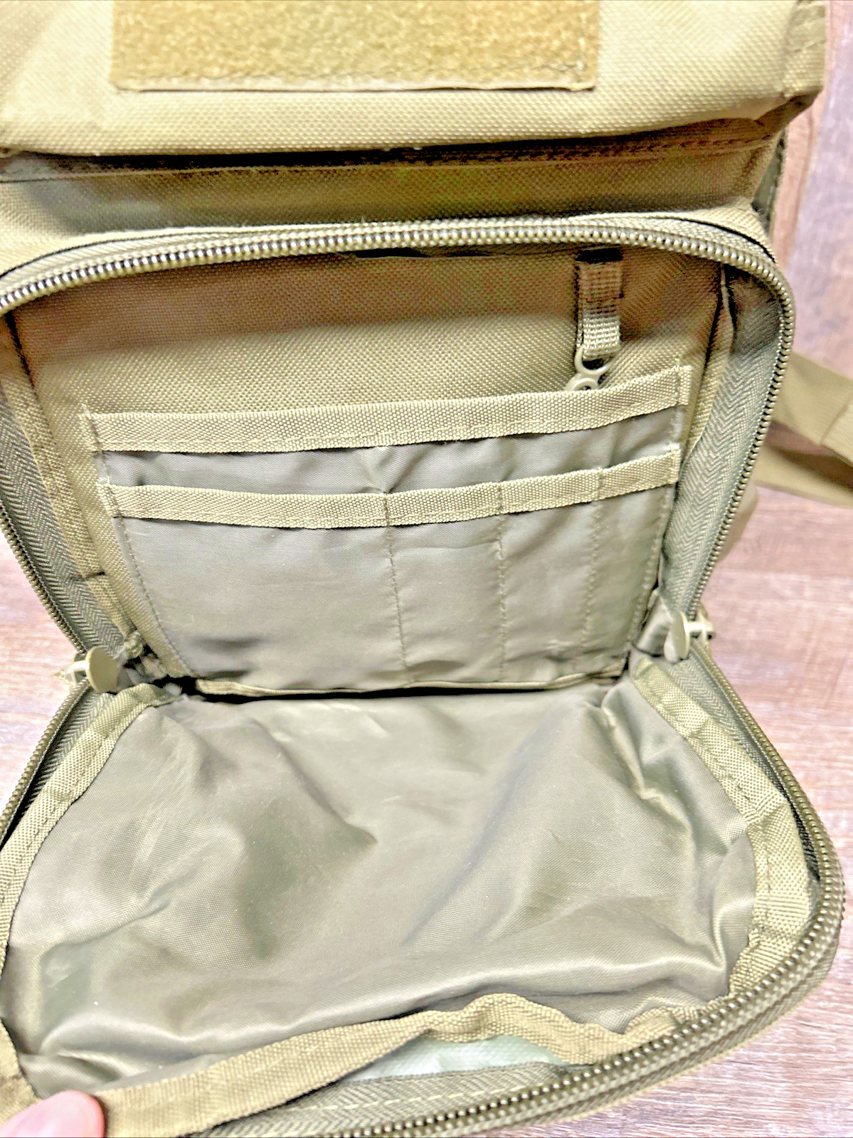Bug Out Bag – Sling Chest Bag Cross Body Pack Army Green Color Bag Only!