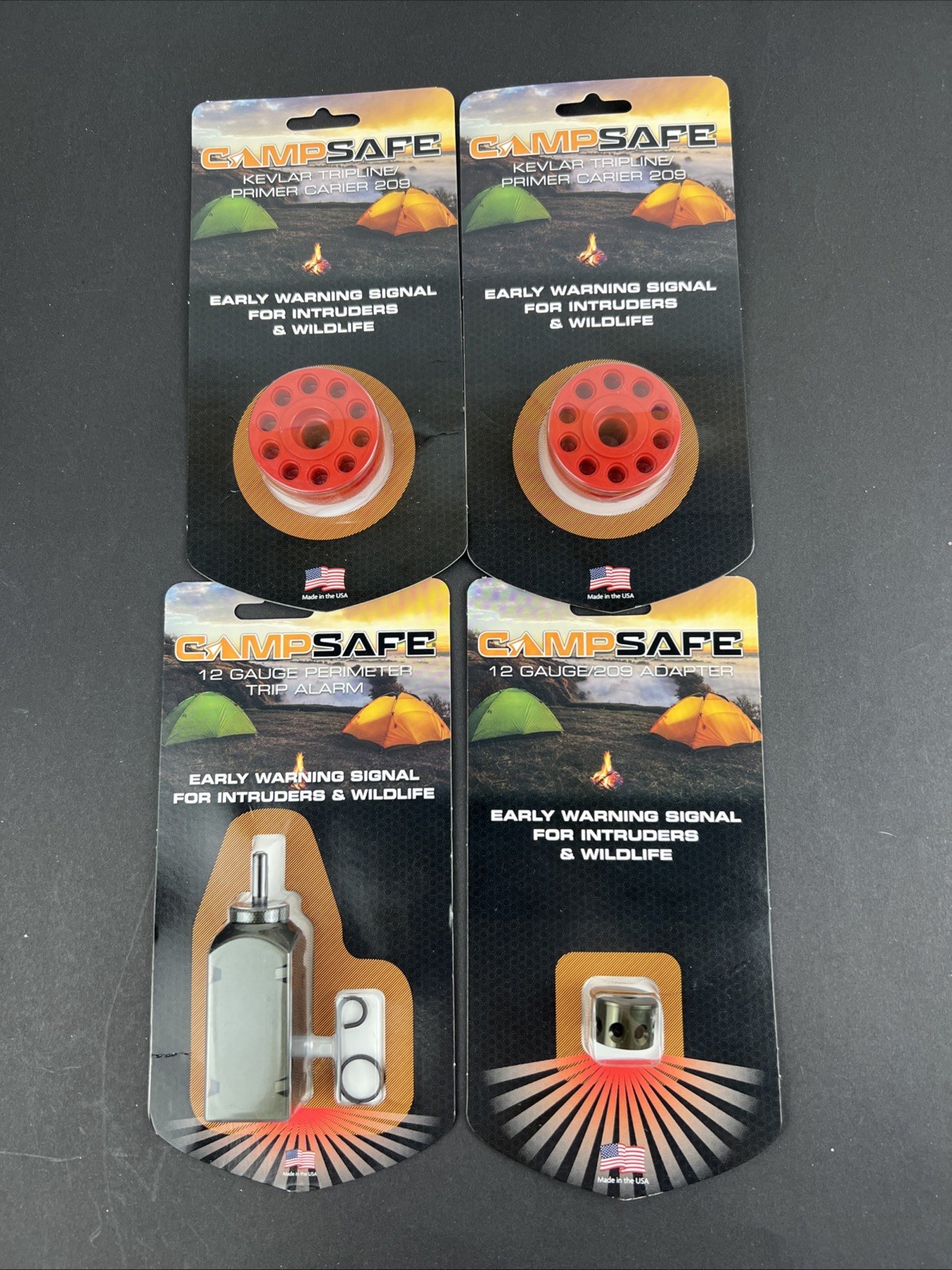 Lot Fifth Ops Camp Safe Perimeter Trip Alarm 12 Gauge 209 Adapter & Triplines