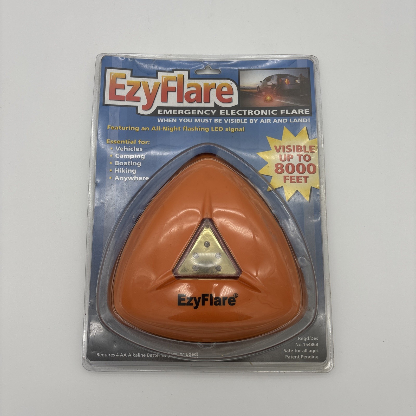 EzyFlare EZY FLARE Emergency Roadside Electronic Flashing LED Warning Light NEW!