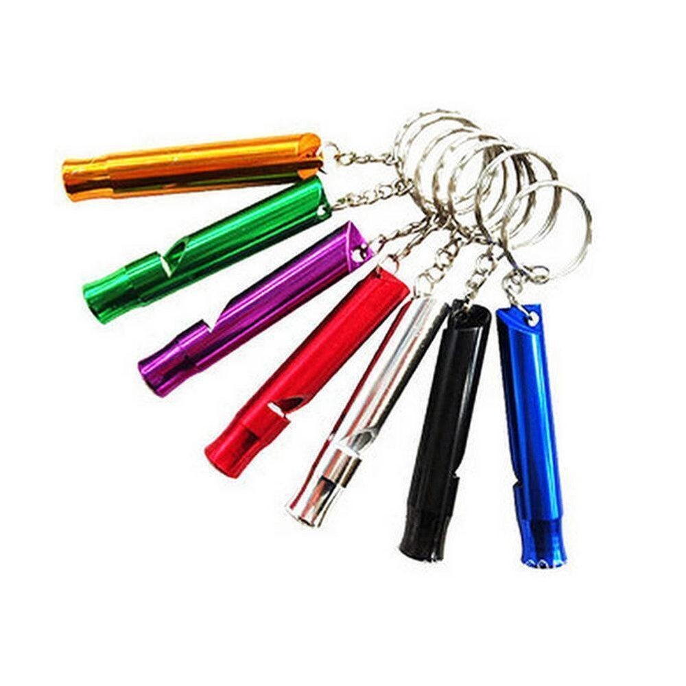 1Pcs Metal Multifunction Whistle Mini Emergency Hiking Survival S5V7