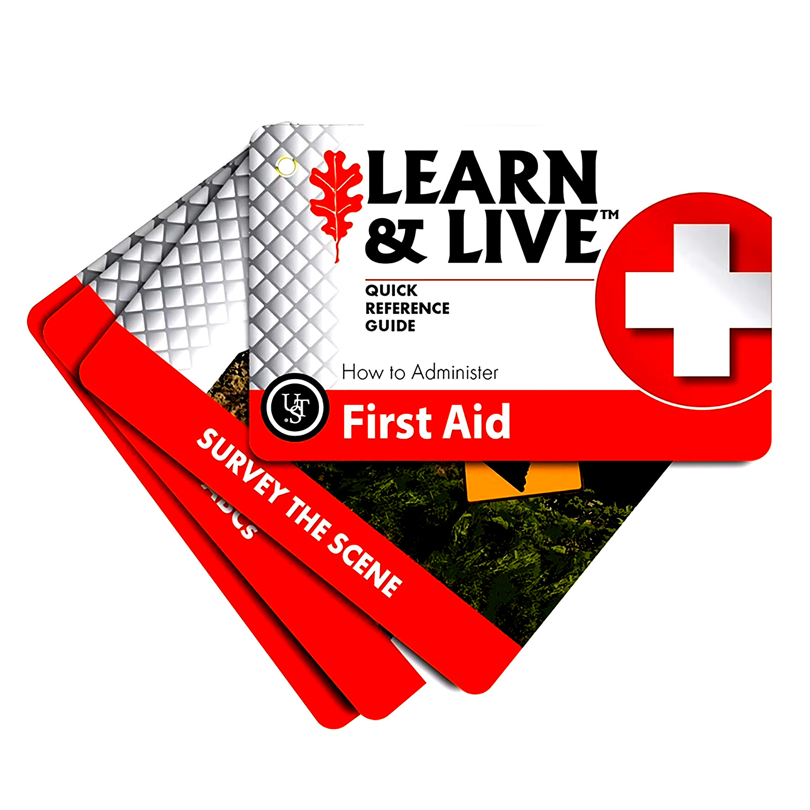 Live learn FIRST AID survival cards tool emergency preparadness tactical UST