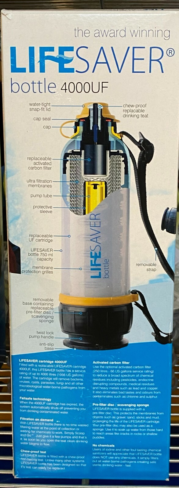 LifeSaver 4000UF Bottle