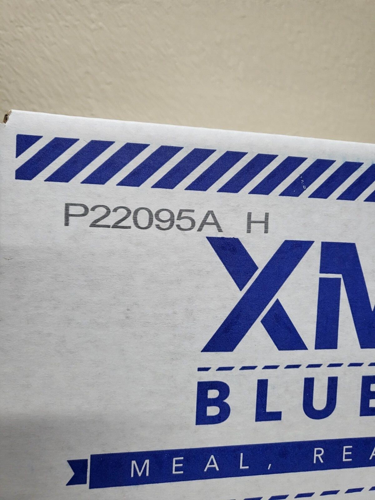 Meals Ready to Eat MREs – XMRE Blueline – Case of 12 Meals -Manufactured 03/2022
