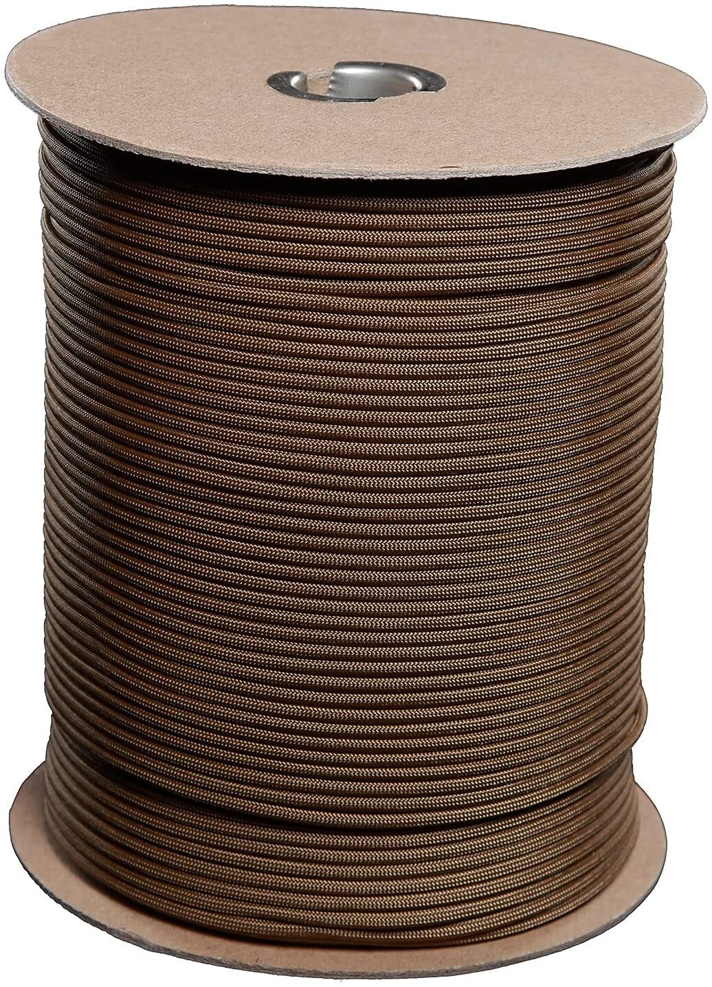 Parachute Cord Brown 550lb 7 strand 1000 feet spool Made In USA