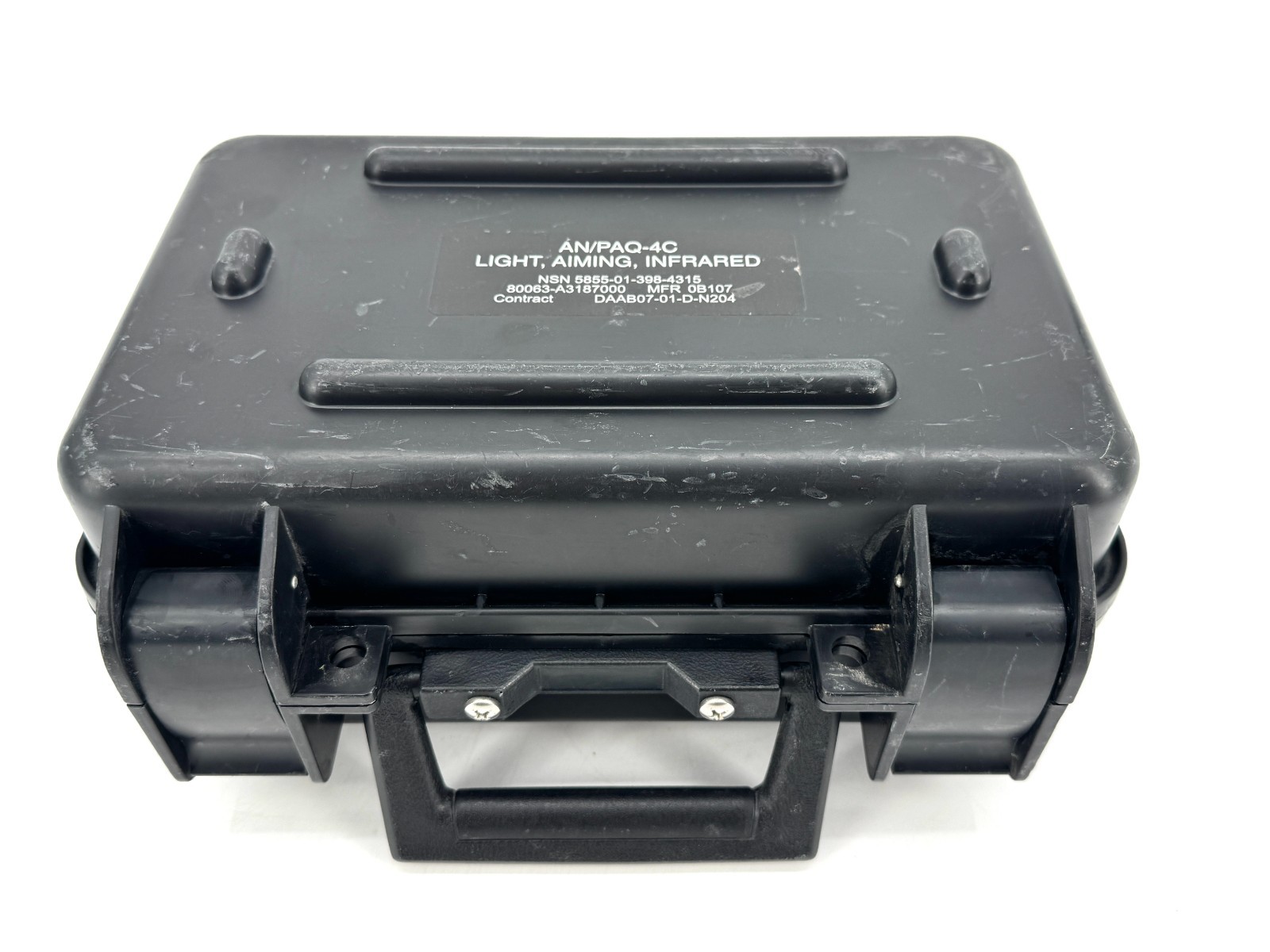 11x9x5 Starlight SC-0450610 AN/PAQ-4C Dry Box Watertight Hard Case Gun Camera