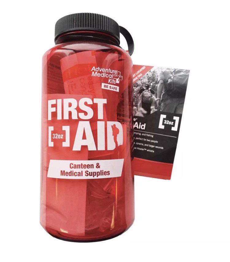 Adventure Medical Kits Adventure First Aid 32 oz Kit 0120-0215 New Water Bottle