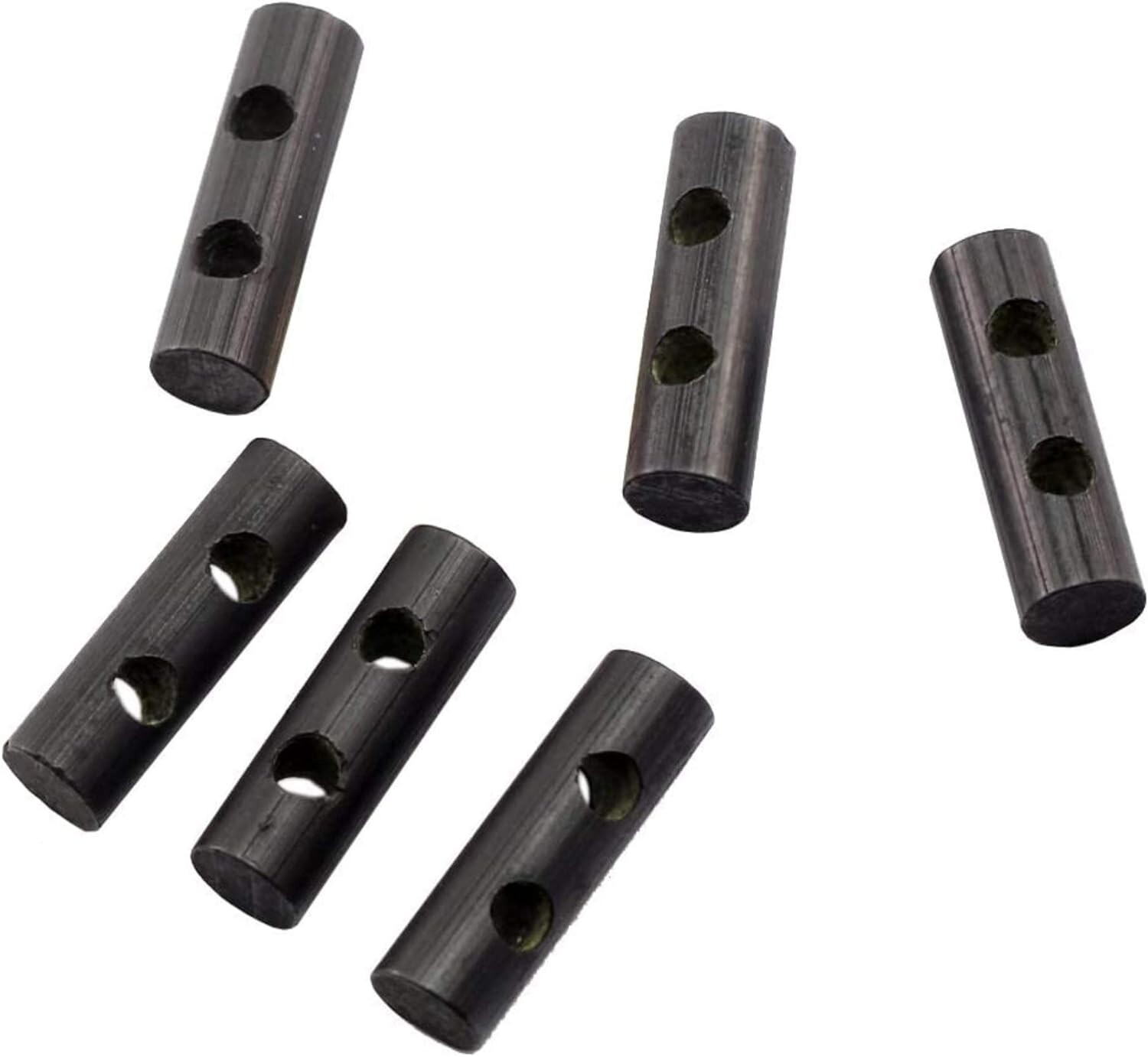 6x Drilled Ferrocerium Rod Flint Fire Starter Survival Bracelet toggle Gear Kits