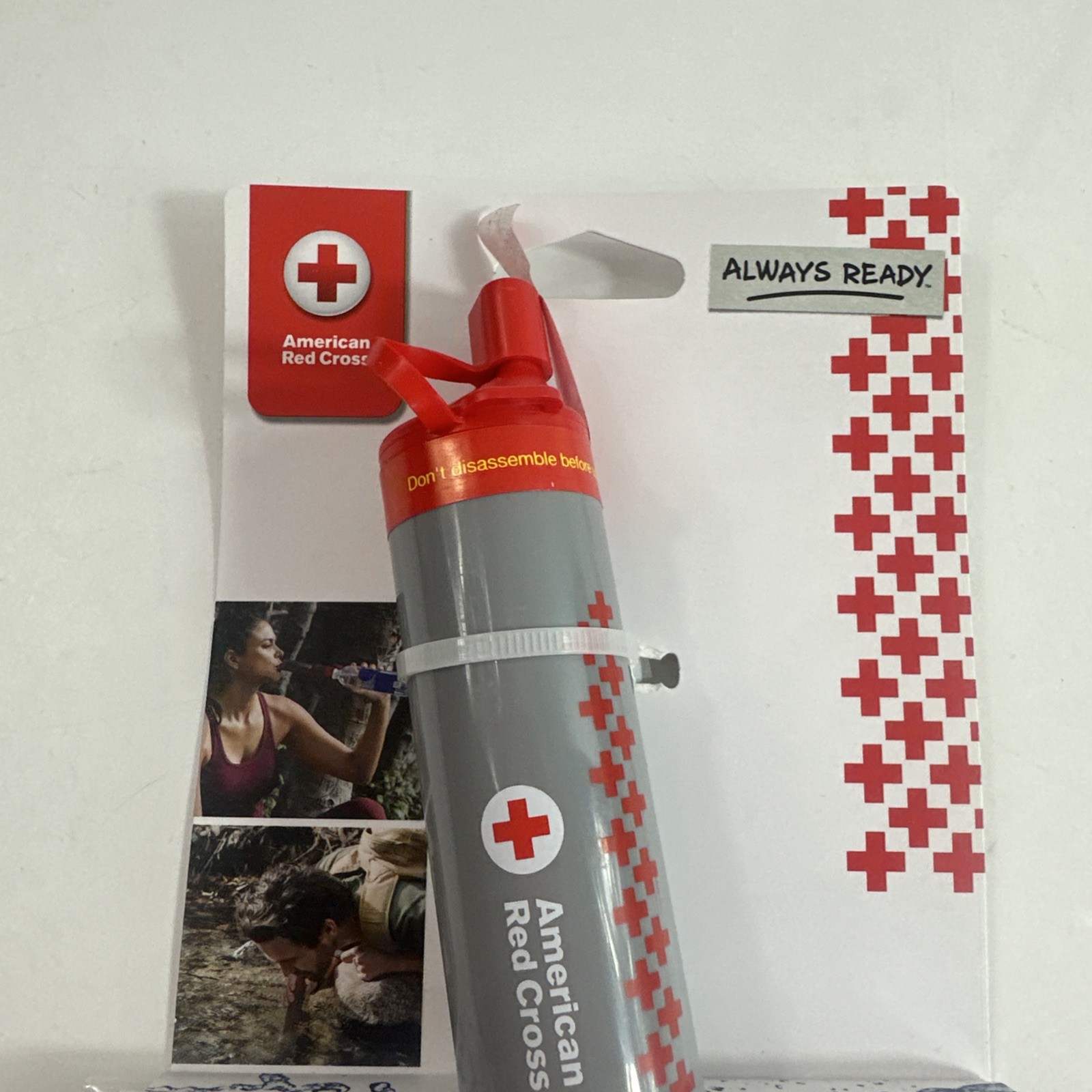 American Red Cross 4-Stage Personal Water Filter 99.99% Filtration BPA-Free