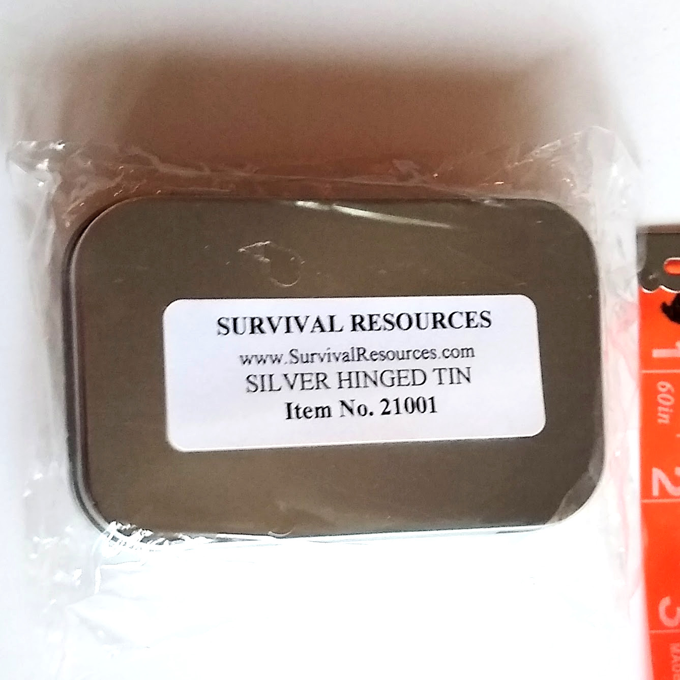 FOUR (4) NEW Metal Rectangular Hinged Tins Sealed Packaging