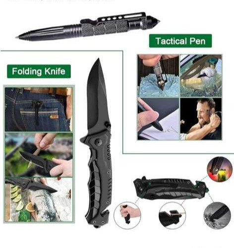 35-in-1 Survival Kit Emergency First Aid Camping Hiking Gear