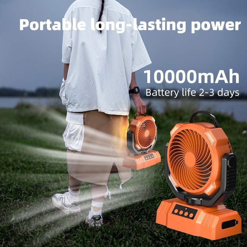 Adjustable Airflow Camping Fan Lightweight Design Great for All Seasons
