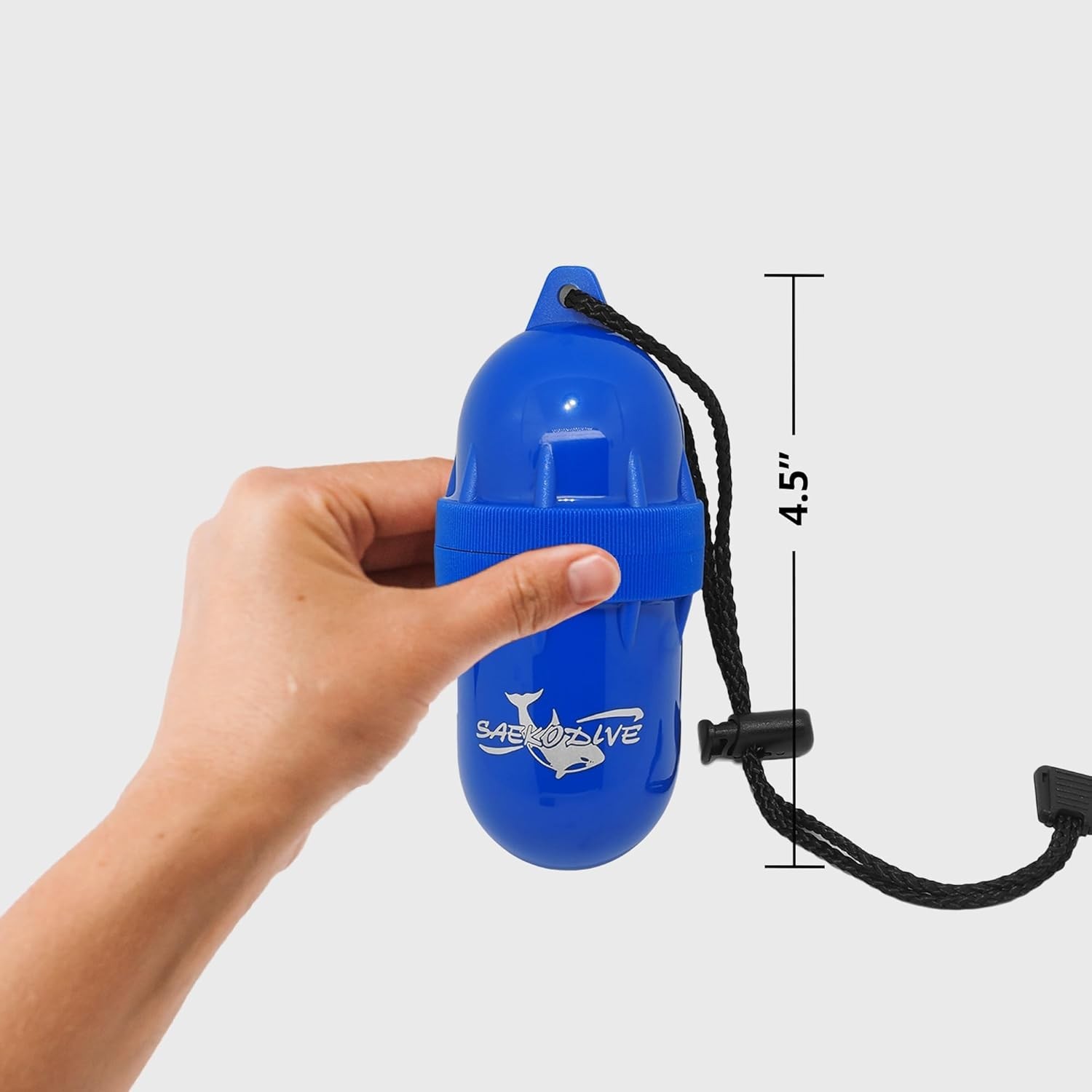 Cylinder Dry Box with Lanyard – Waterproof Container, Watertight Key Pouch Ho…