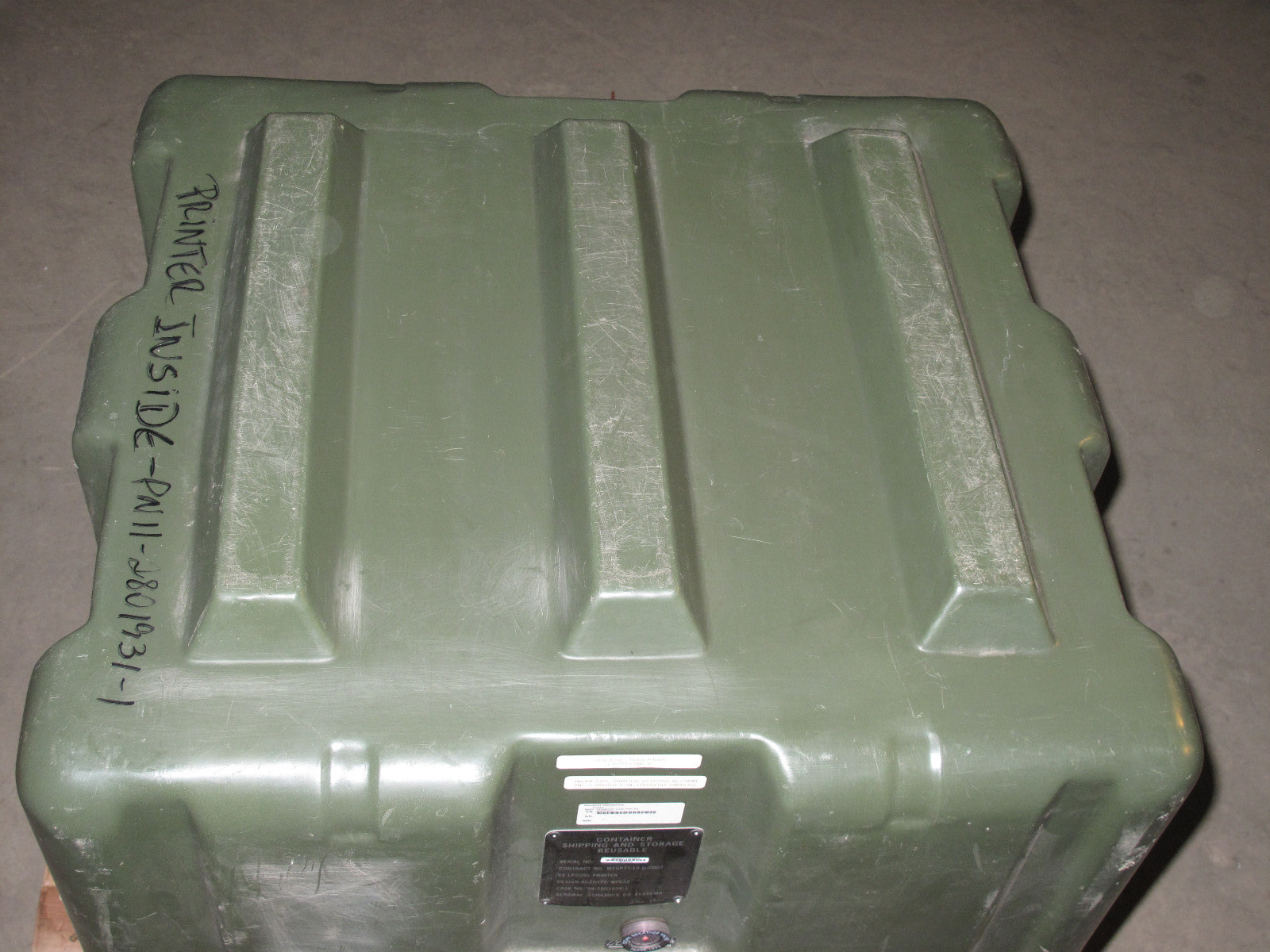 Hardigg Pelican 29x27x35 Hinged Single Lid Hard Case Printer Equipment Shipping