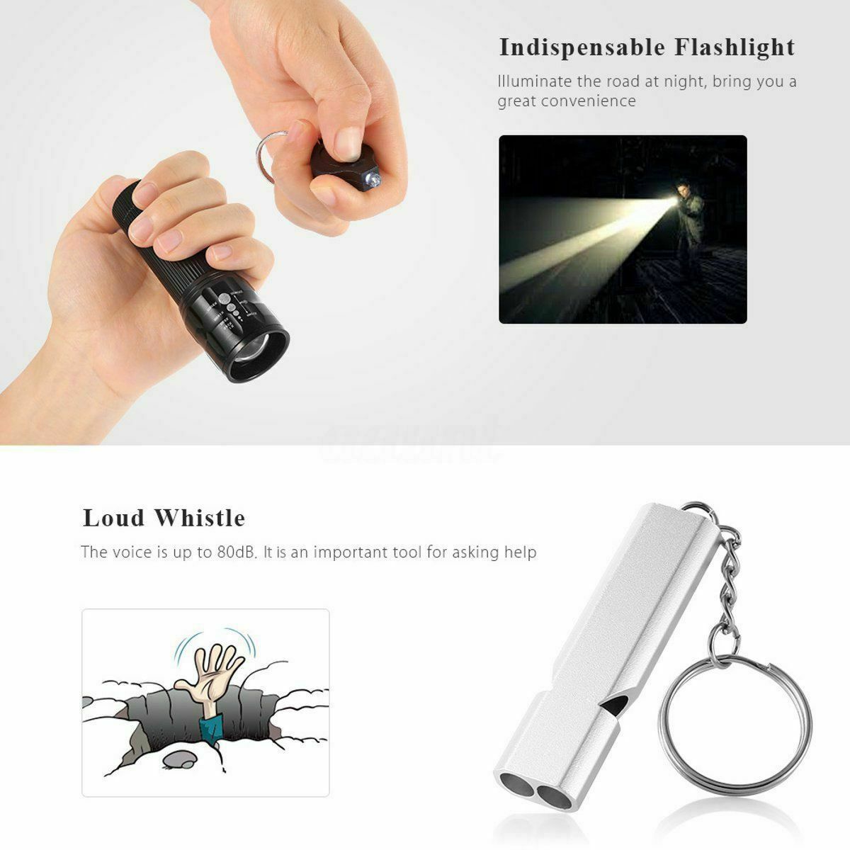 10 in 1 Survival Kit Tools Tactical Camping Emergency Outdoor Military EDC Gear