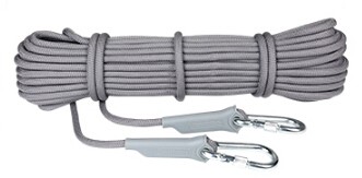 Outdoor Hiking Accessories Rope 9.5mm Diameter 2600lbs High Strength Cord Safety