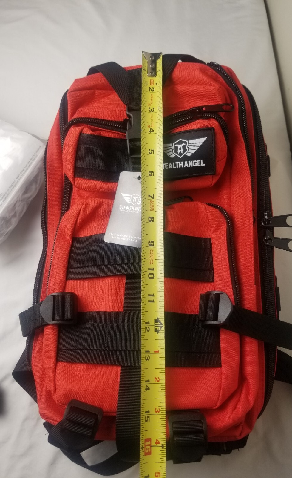 Stealth Angel Survival Backpack Emergency Survival Kit – New Not Complete.