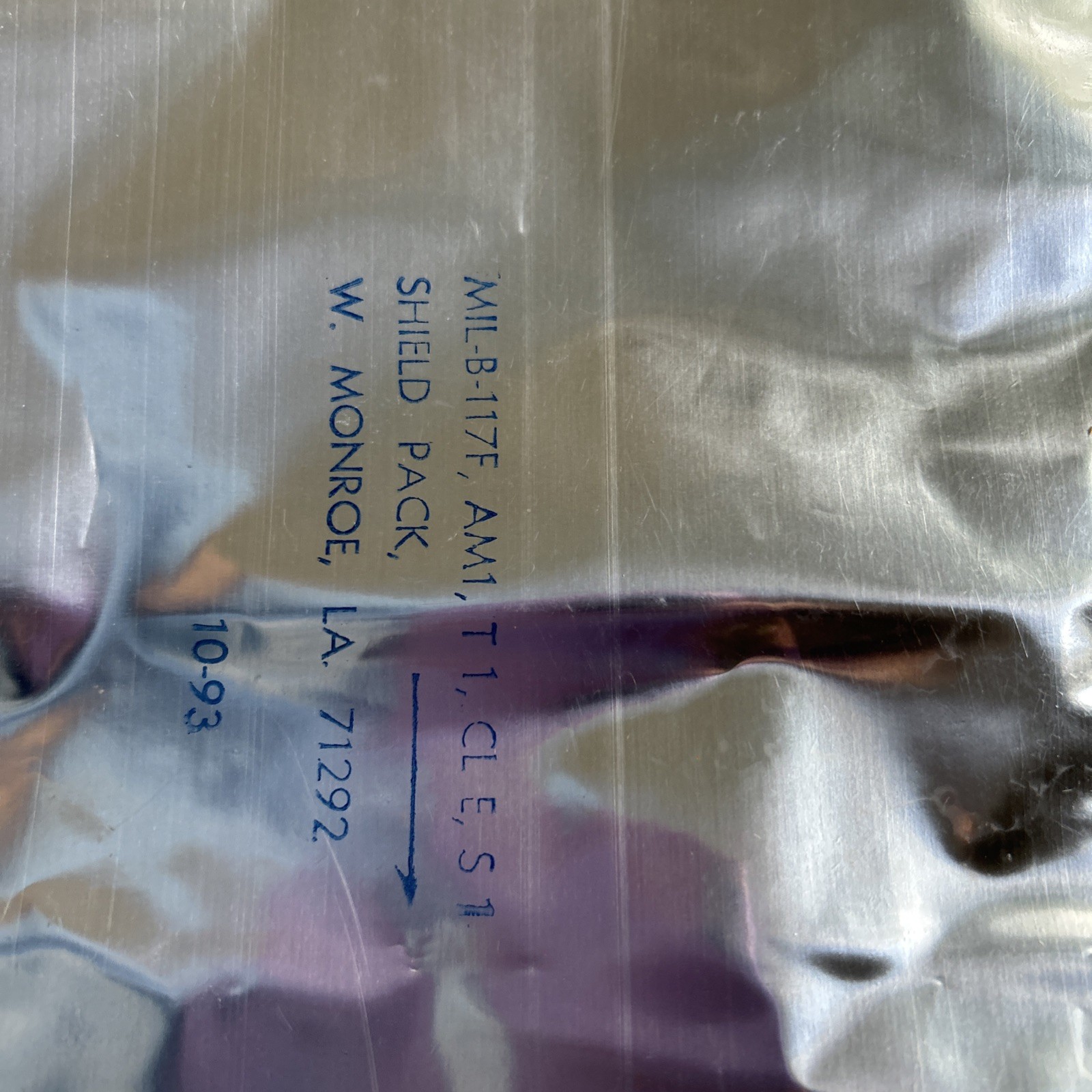 Rifle Bag A Moisture Barrier – MIL-B-131H – 2 LRG Bags 46”tall 14” to 6” wide