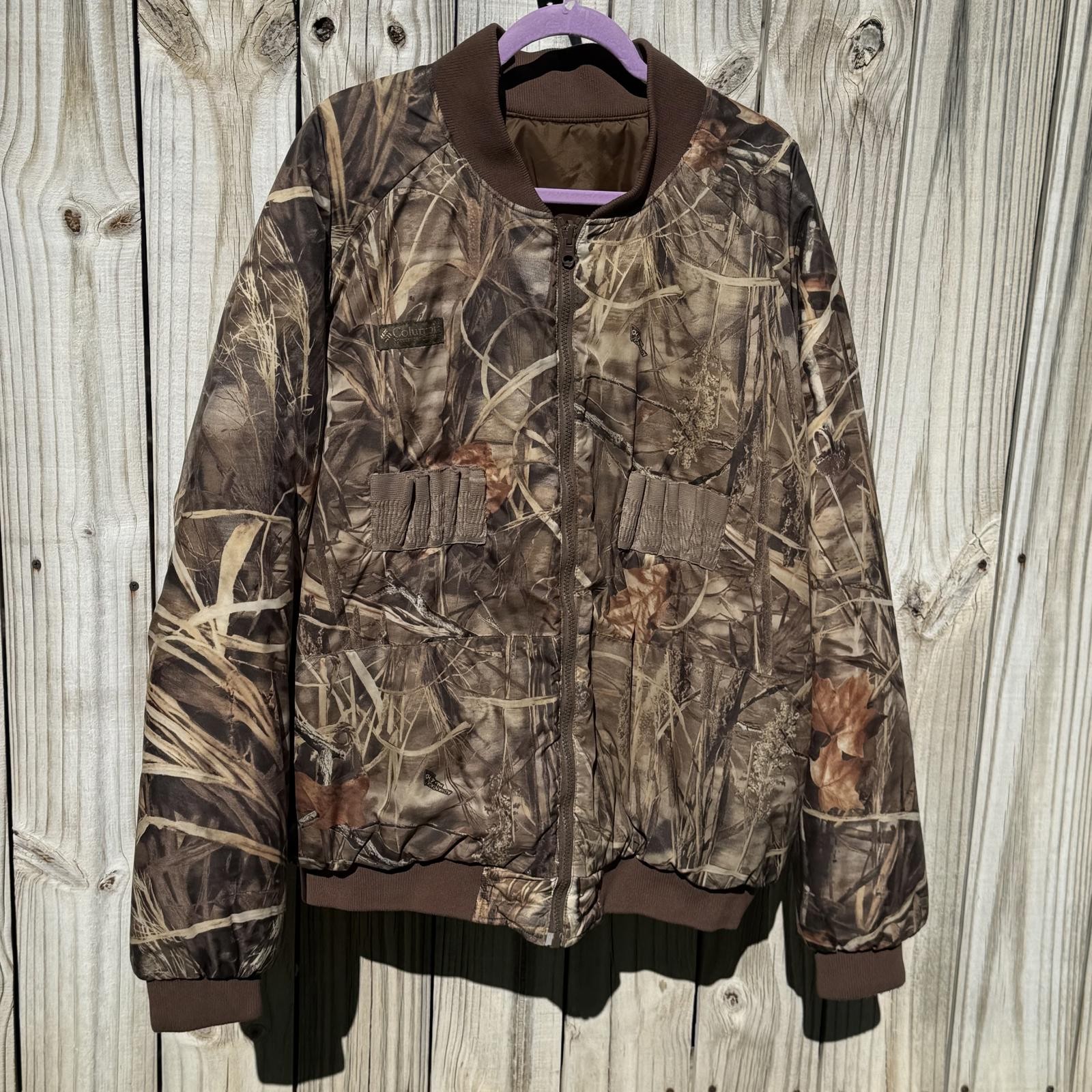 Columbia Sportswear Camo Men’s Tall 2XT Hunting Jacket Reversible NWOT Puffer