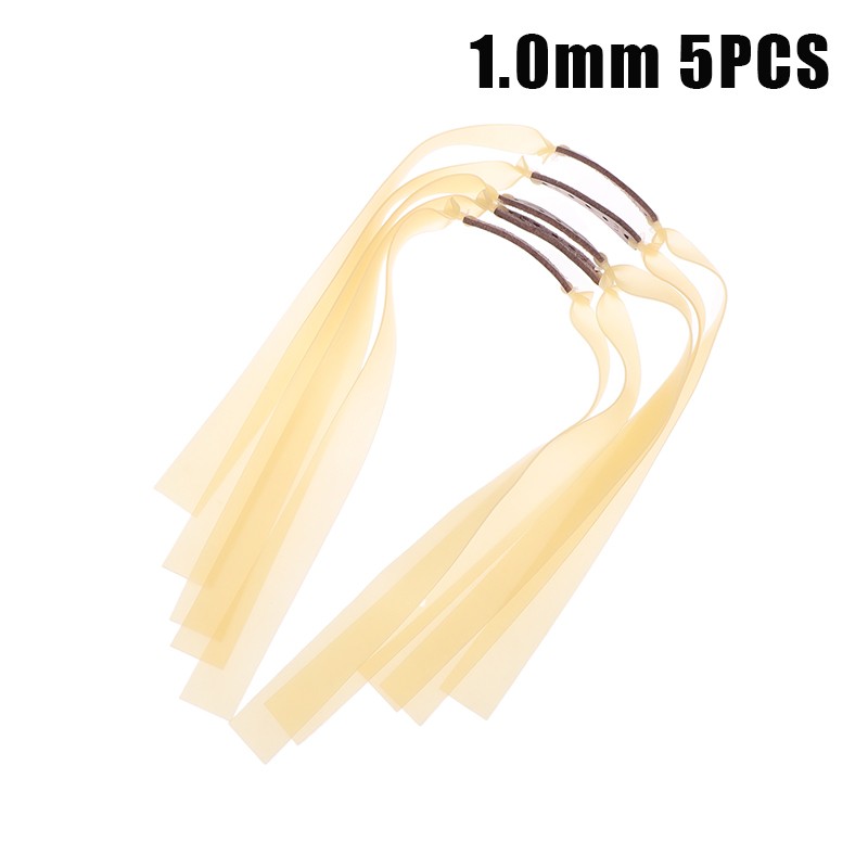 5Pcs Slingshot Hunting Flat Rubber Band High Elasticity Shooting Accessories