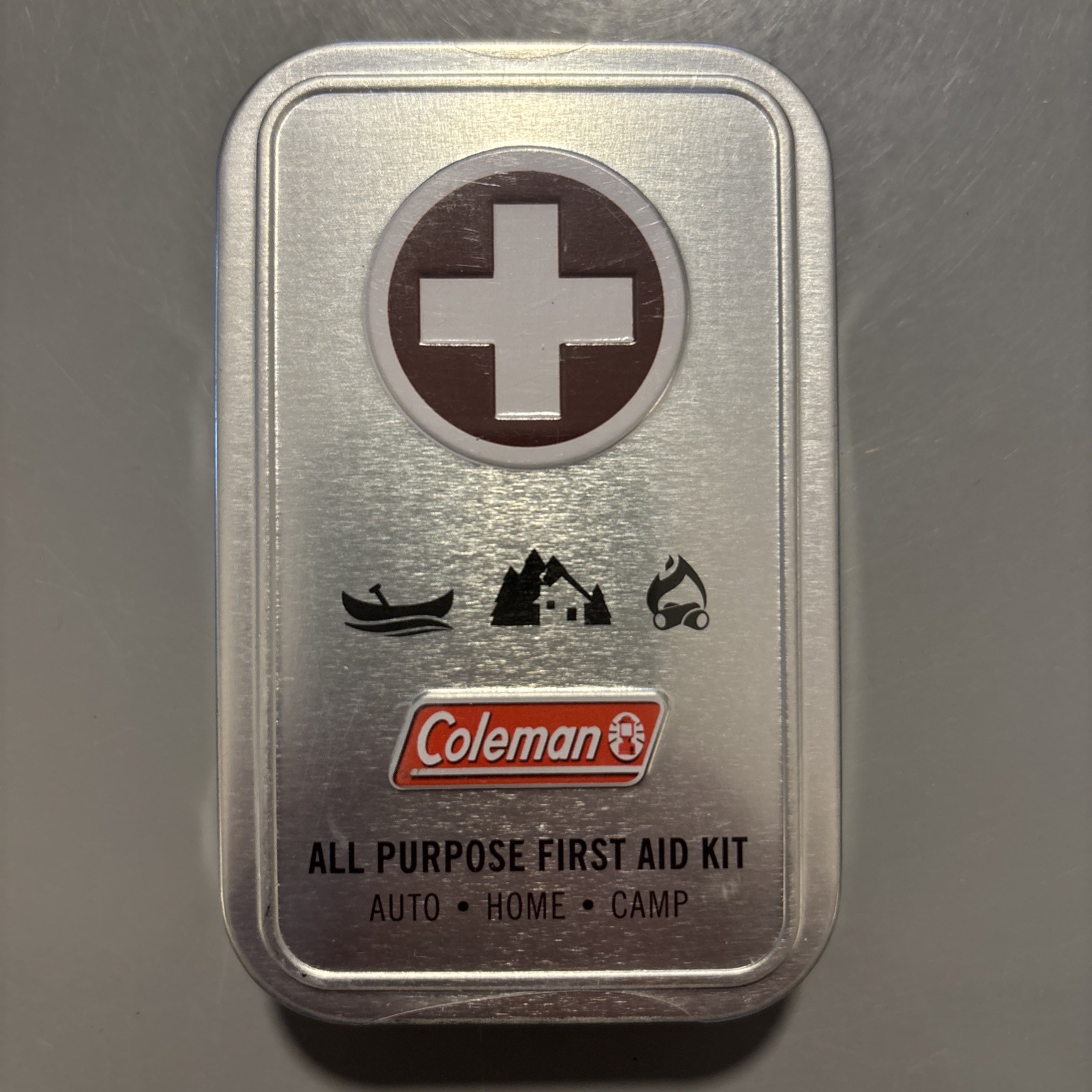 Coleman All Purpose First Aid Kit 7605 – 27 Piece in Tin Box – Auto Home Camp