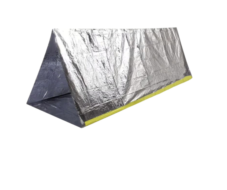 2-Person Emergency Tent -Blanket Survival Mylar Heat Camping & Hiking
