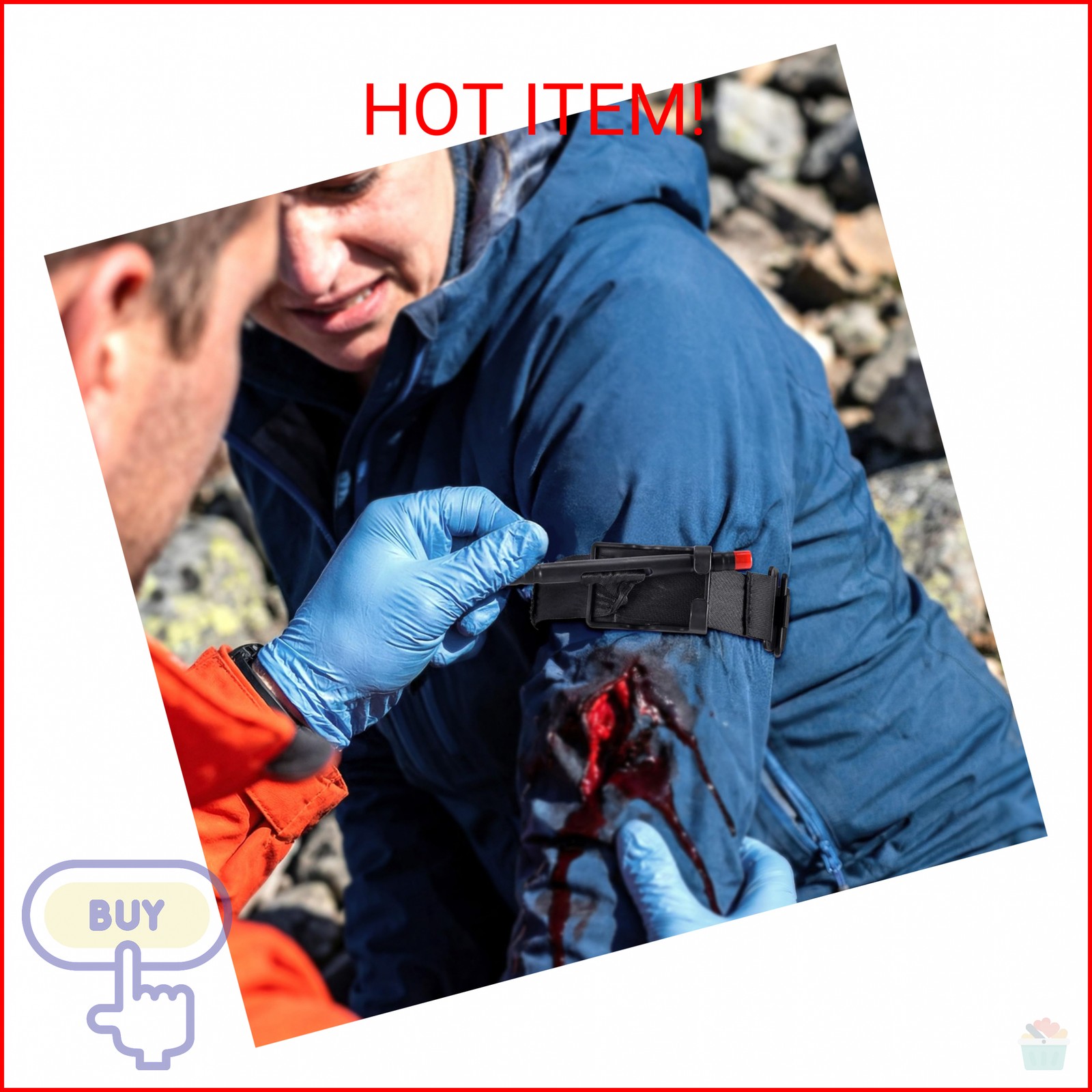 Qen Tourniquet for Severe Bleeding Control, Gear for First Aid Kits and Tourniqu