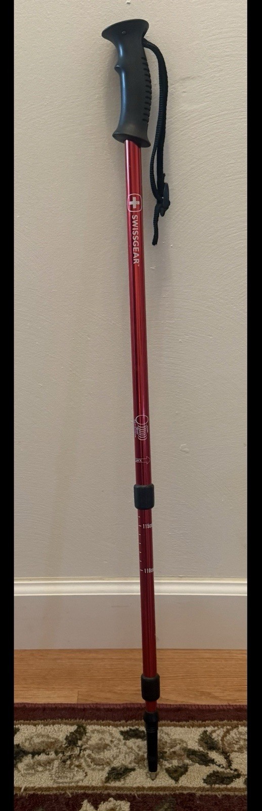 Swissgear Aluminum Extendable/ Collapsible Walking Trekking Pole W/ Compass