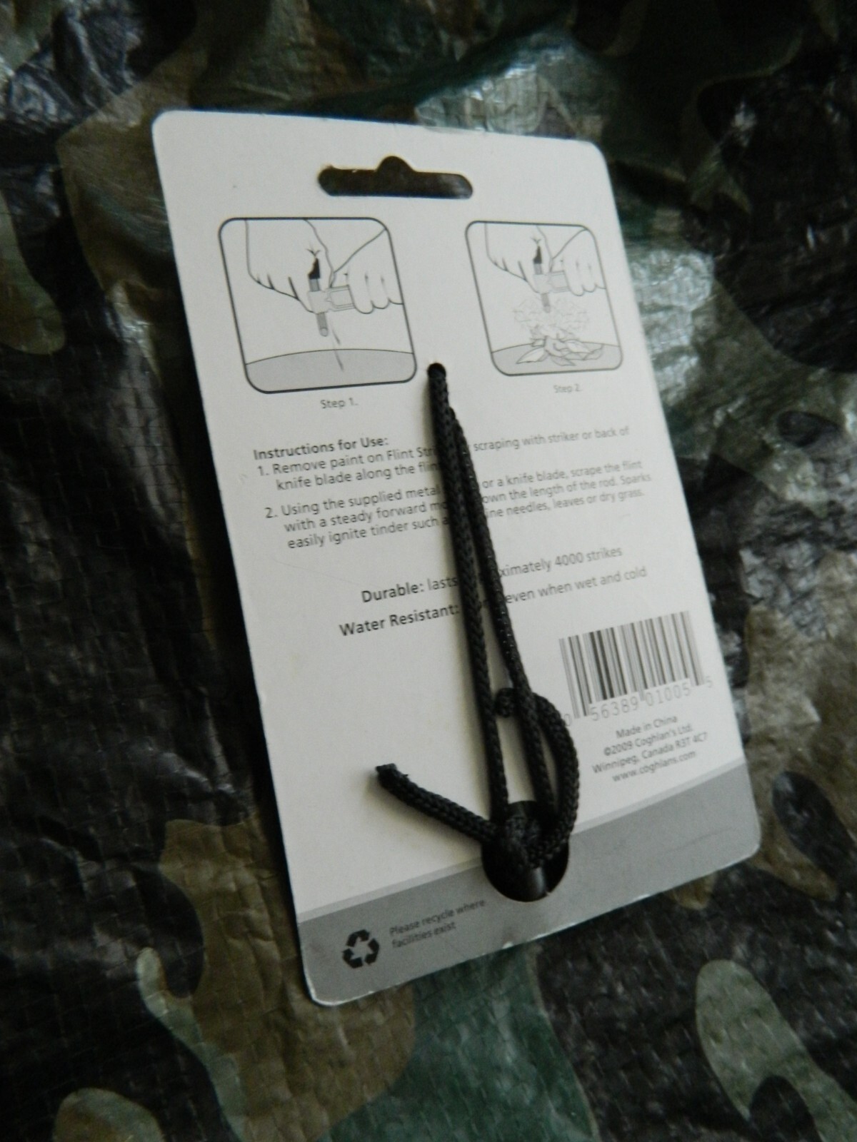 COGHLANS FLINT STRIKER WATER RESISTANT FOR OUTDOOR EMERGENCY CAMPING US SELLER