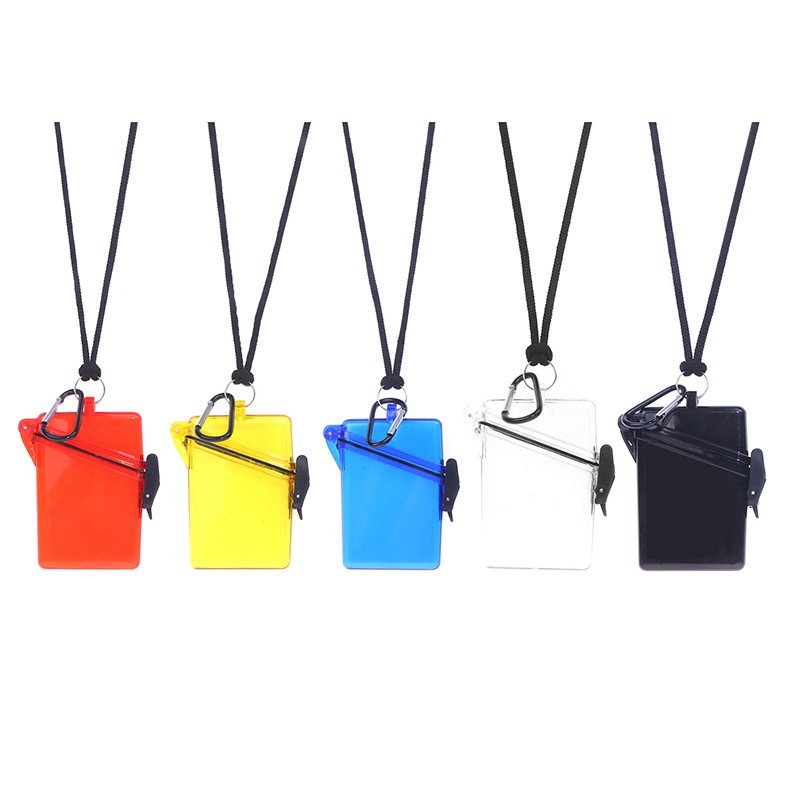 Outdoor Waterproof Pockets Key Money Storage Box Case Holder Plastic Case New
