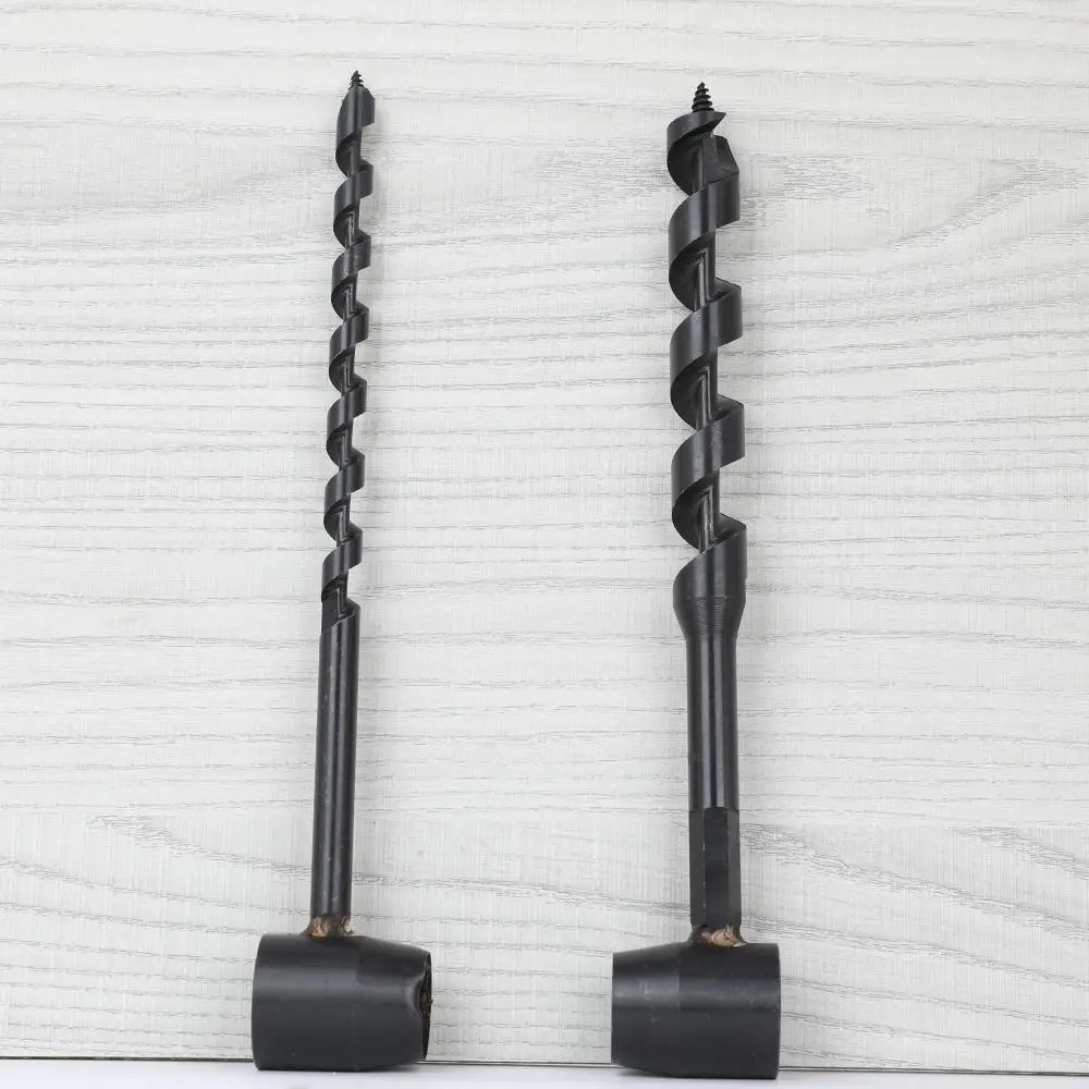 Wild Survival Hand Drill Portable Carbon Steel Manual Auger Drill Manual Wood Pu