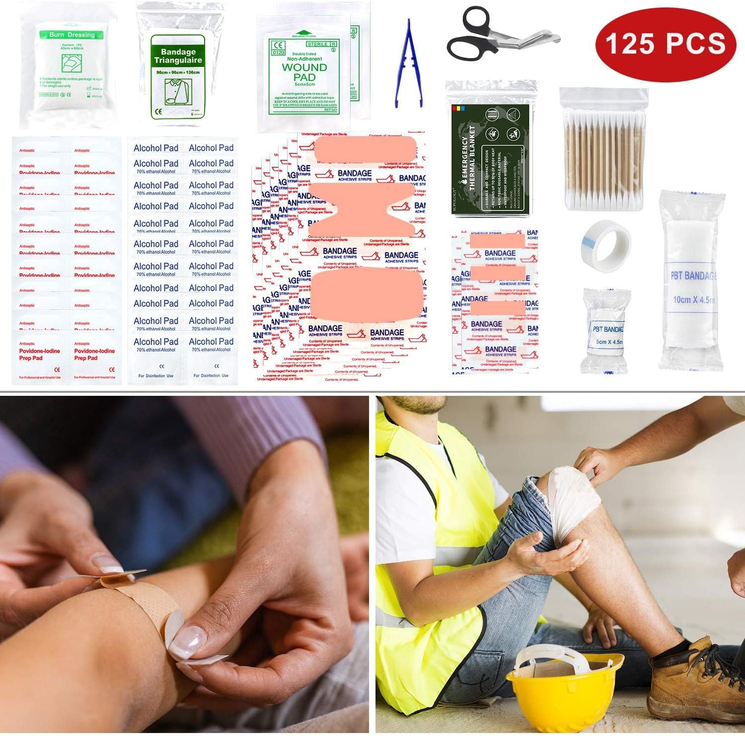Survival Gear and Equipment First Aid Kits Multi-Purpose Emergency Tool Kits wit