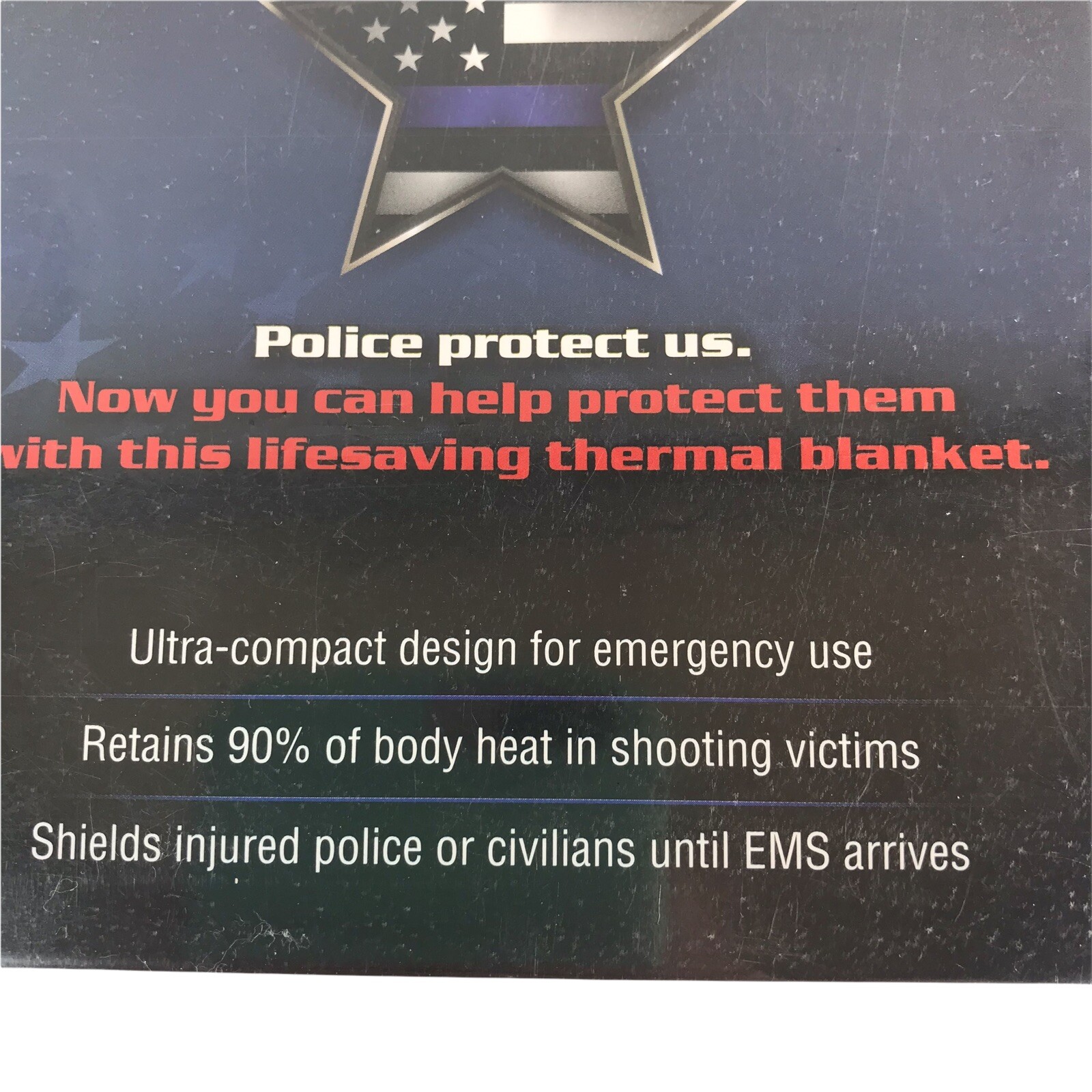 Emergency First Responder Survival Blanket Camping Hiking Foil Thermal NEW SEAL