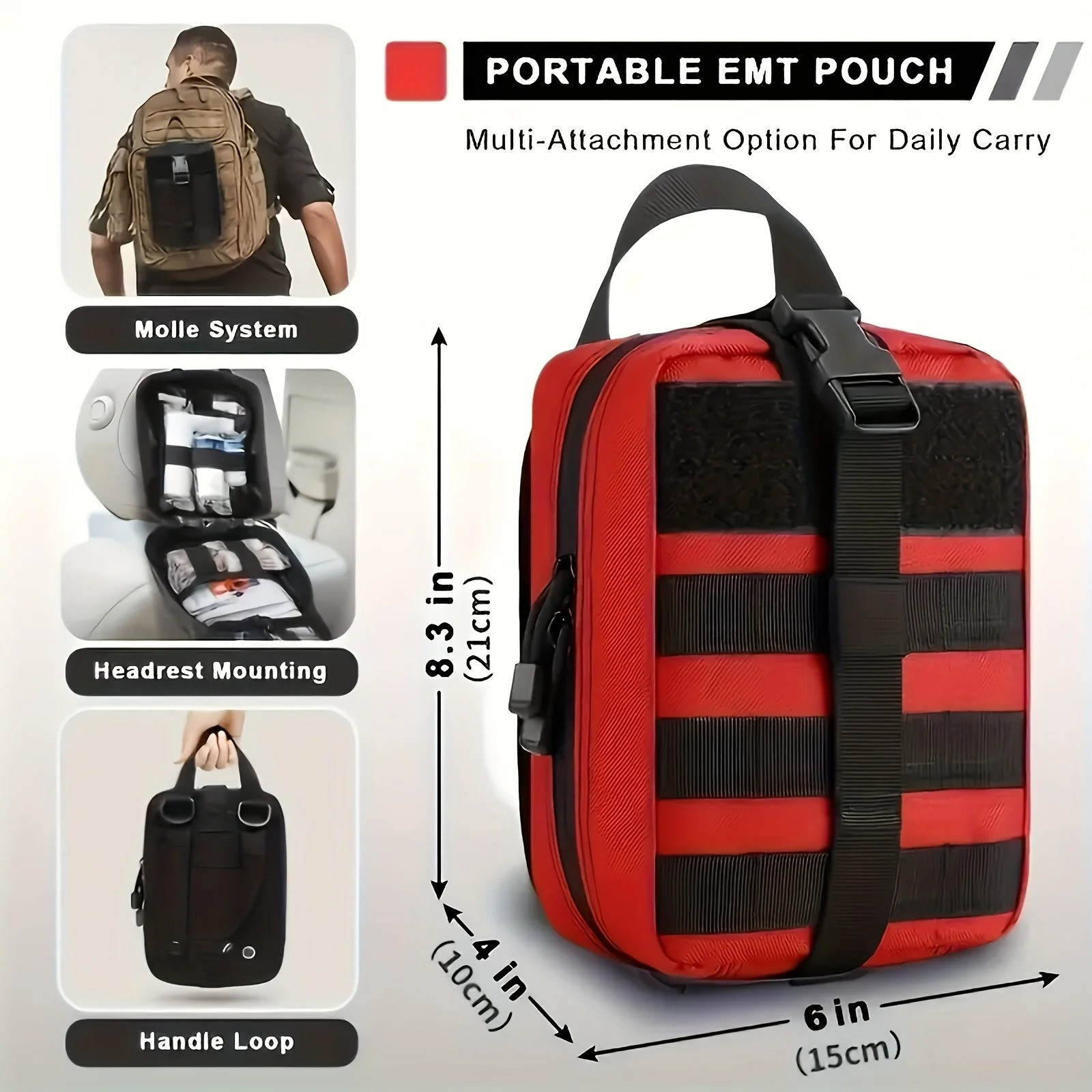 379pcs Survival First Aid Kit – Full Set Outdoor Gear Emergency Trauma Bag