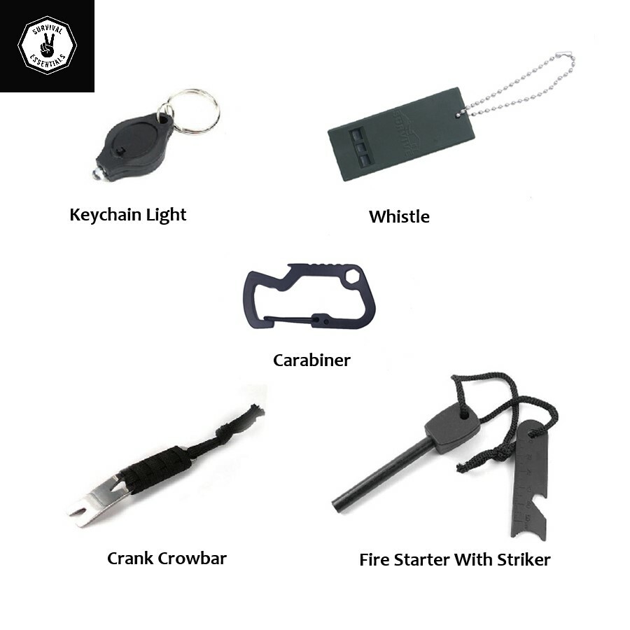 Survival Essentials Kit – Emergency Tactical Gear – Gifts for Men Boys Husband