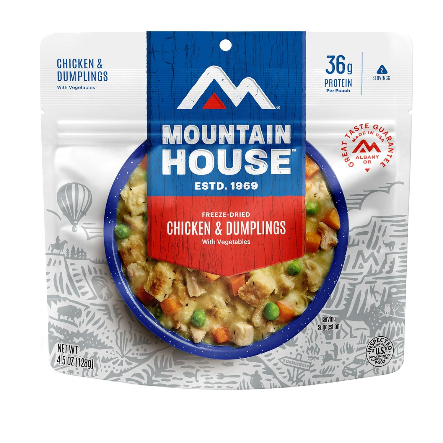 Survival, Backpacking & Camping Food | 2 Servings by