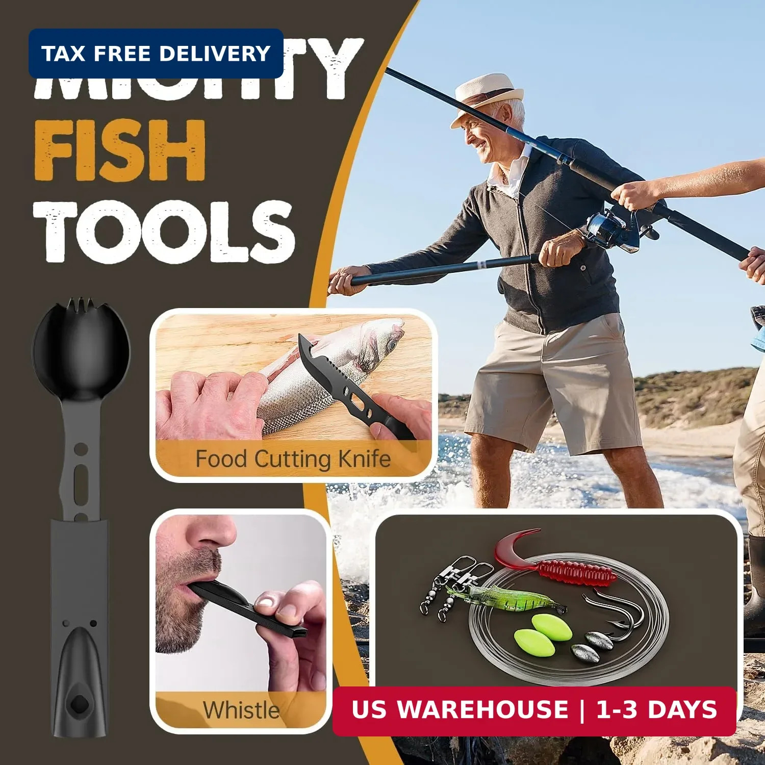 Gifts for Men Him Dad, Survival Kit and Equipment 25 Pcs, Valentines Gifts for h