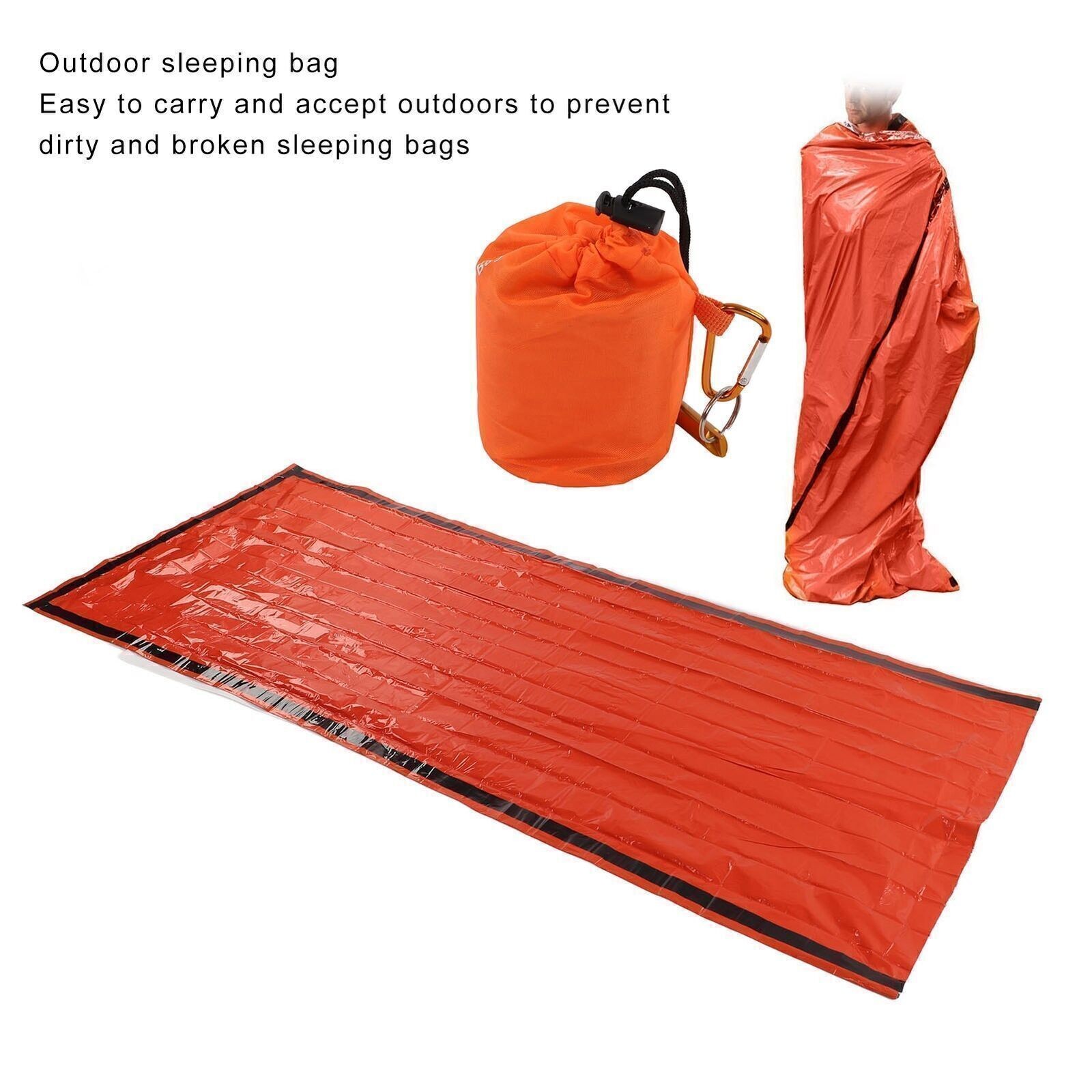 Emergency Blankets Portable Waterproof Survival Emergency Sleeping Bag
